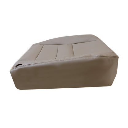 For Ford F250 F350 Super Duty 2002-2007 Driver Bottom Leather Seat Cover TAN