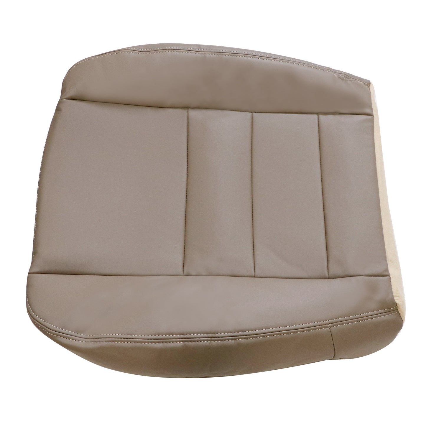 For Ford F250 F350 Super Duty 2002-2007 Driver Bottom Leather Seat Cover TAN