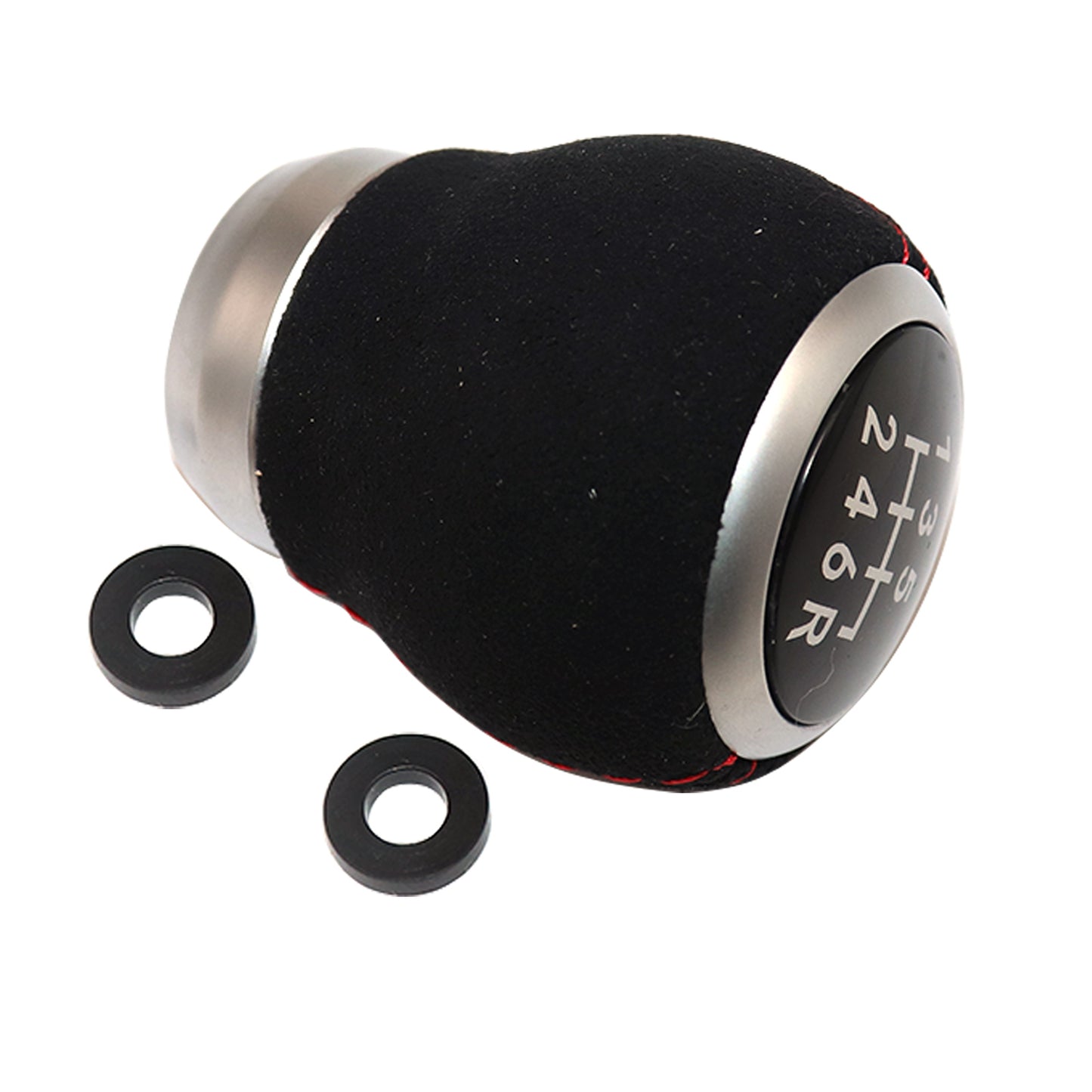 FOR 2004-21 SUBARU IMPREZA WRX STI 6-SPEED SHIFT KNOB Alcantara SIX GEAR SHIFTER