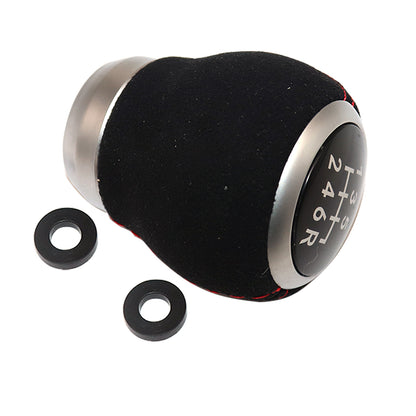 FOR 2004-21 SUBARU IMPREZA WRX STI 6-SPEED SHIFT KNOB Alcantara SIX GEAR SHIFTER