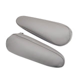 Front Seat Gray Leather Armrest Cover Fits For 1998-2007 Toyota Land Cruiser