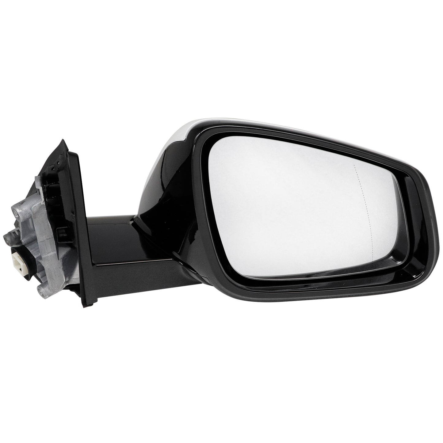For BMW X2 2018-2022 Right Side 5Pin White Heated Power Fold Mirror Assembly