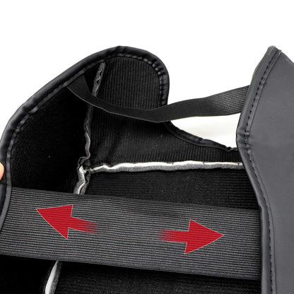 Fits Ford F150 21-23 Black Leather Console Lid Armrest Cover Protector Cushion