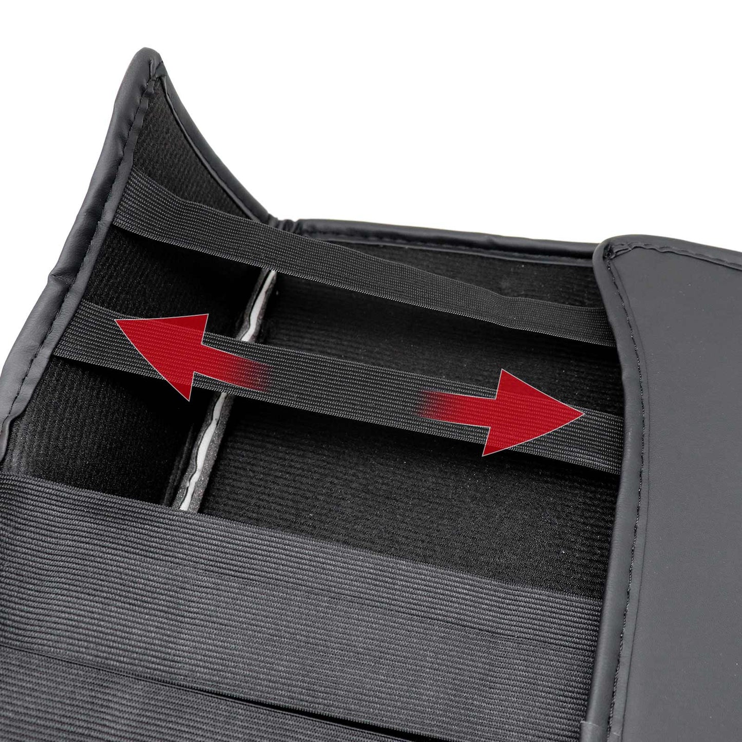 For 2004-2008 Ford F150 NEW Leather Console Lid Armrest Cover Pad Cushion Black