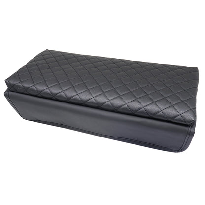 For Nissan Maxima 2009 2010-2014 Center Console Armrest Cover Pad BLACK Leather