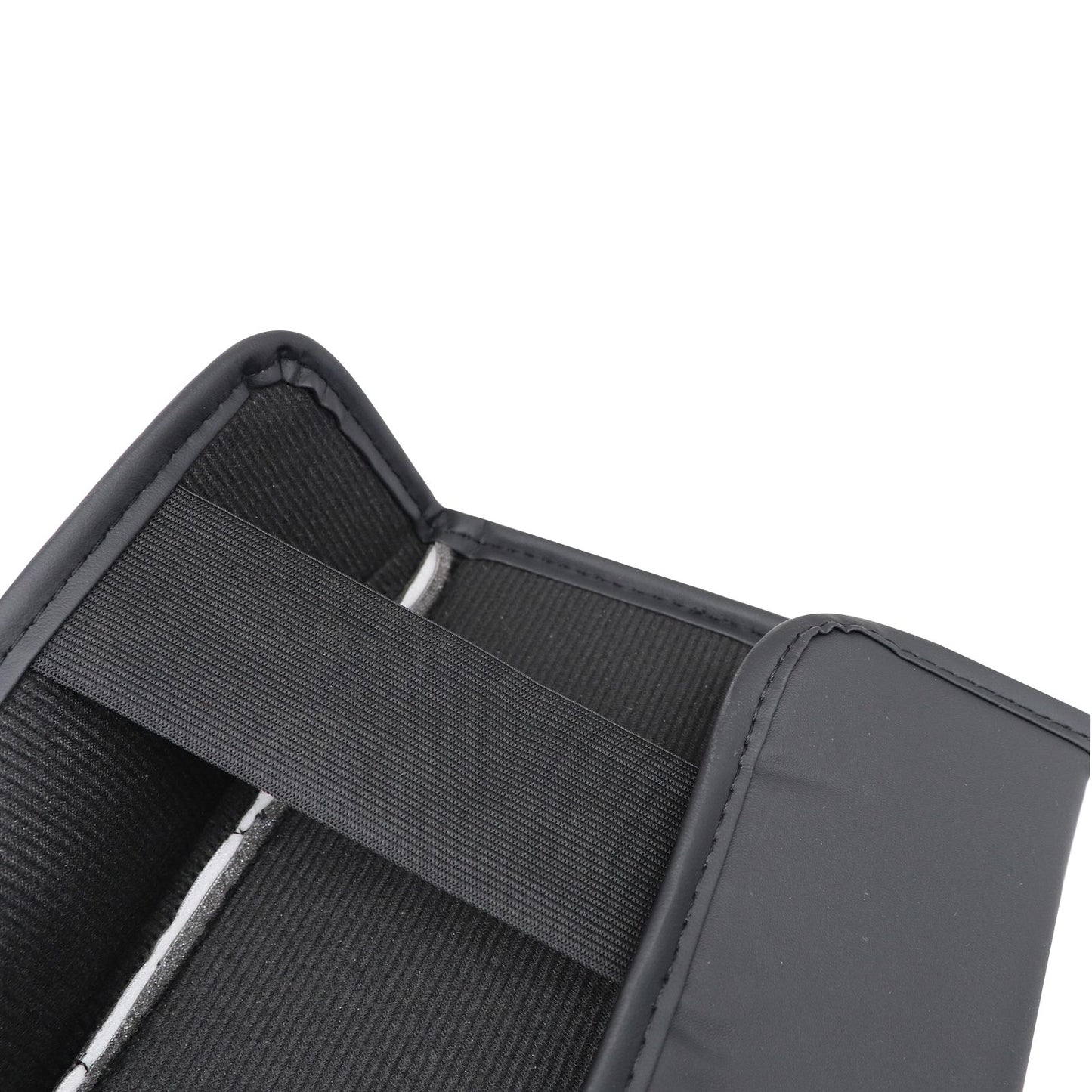 For Nissan Maxima 2009 2010-2014 Center Console Armrest Cover Pad BLACK Leather