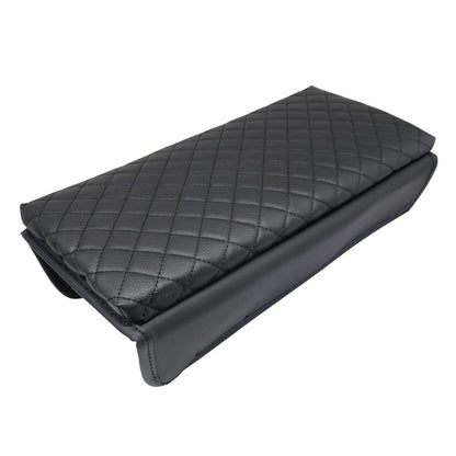 For Nissan Maxima 2009 2010-2014 Center Console Armrest Cover Pad BLACK Leather