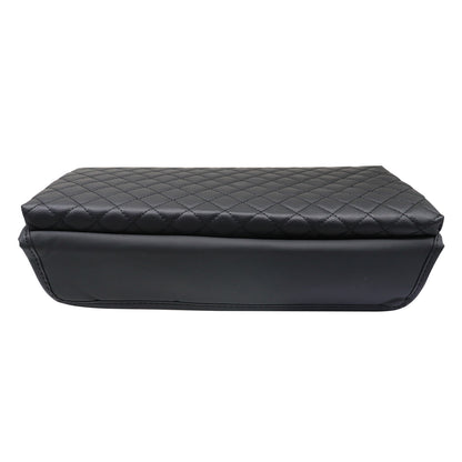 For Nissan Maxima 2009 2010-2014 Center Console Armrest Cover Pad BLACK Leather