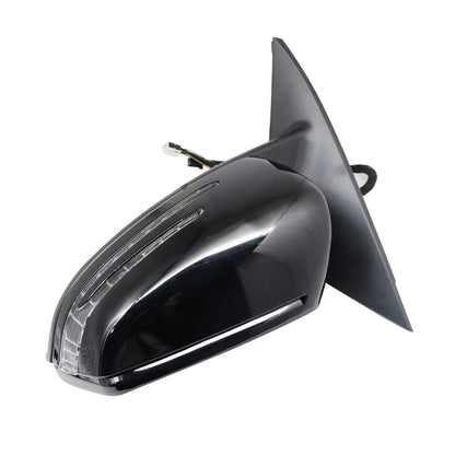 BLACK LEFT DRIVER MIRROR WITH BLIND SPOT FIT FOR mercedes 2014-2018 CLA250 CLA45