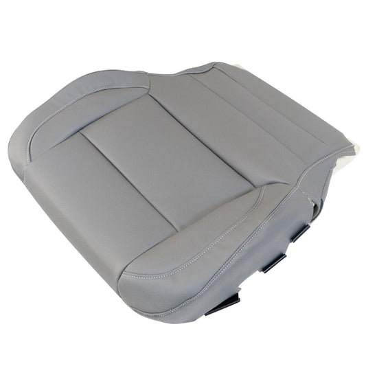 For 2014-2019 Chevy Silverado 1500 2500 3500HD Driver Bottom Seat Cover Gray