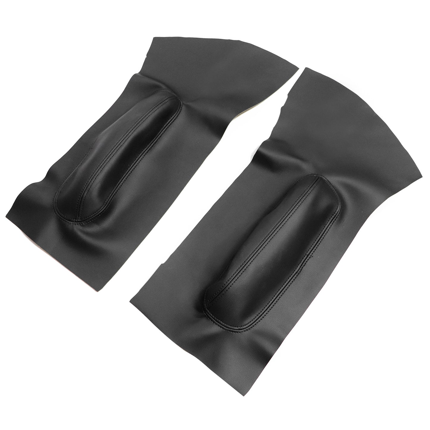 Fit for Volkswagen Beetle 98-10 Black Door Panel Insert Cards Leather Synthetic