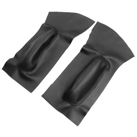 Fit for Volkswagen Beetle 98-10 Black Door Panel Insert Cards Leather Synthetic