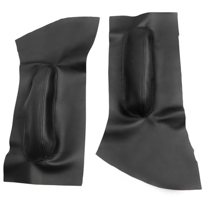 Fit for Volkswagen Beetle 98-10 Black Door Panel Insert Cards Leather Synthetic
