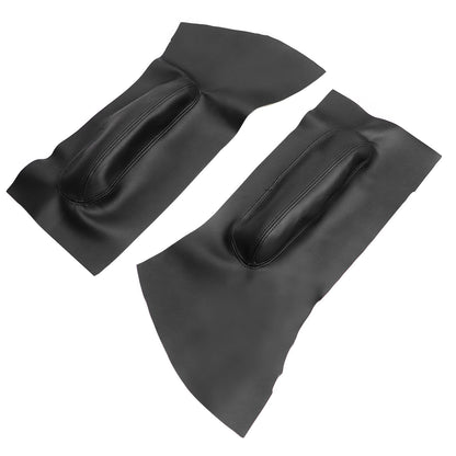 Fit for Volkswagen Beetle 98-10 Black Door Panel Insert Cards Leather Synthetic