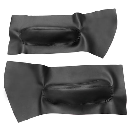 Fit for Volkswagen Beetle 98-10 Black Door Panel Insert Cards Leather Synthetic