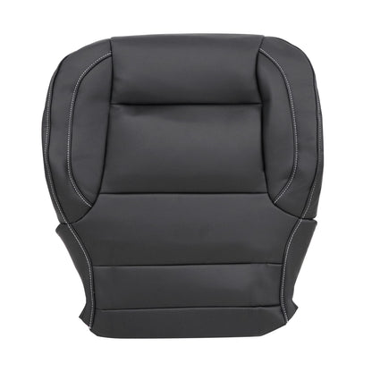 Driver Side Bottom Seat Cover Jet Black For Chevy Suburban GMC Sierra 2014-2019