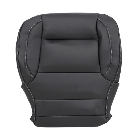 Driver Side Bottom Seat Cover Jet Black For Chevy Suburban GMC Sierra 2014-2019