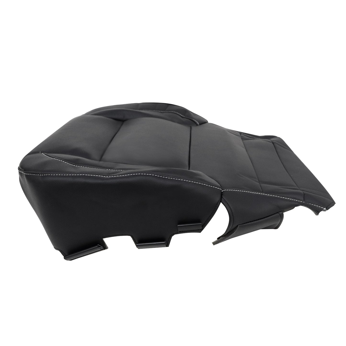 Driver Side Bottom Seat Cover Jet Black For Chevy Suburban GMC Sierra 2014-2019