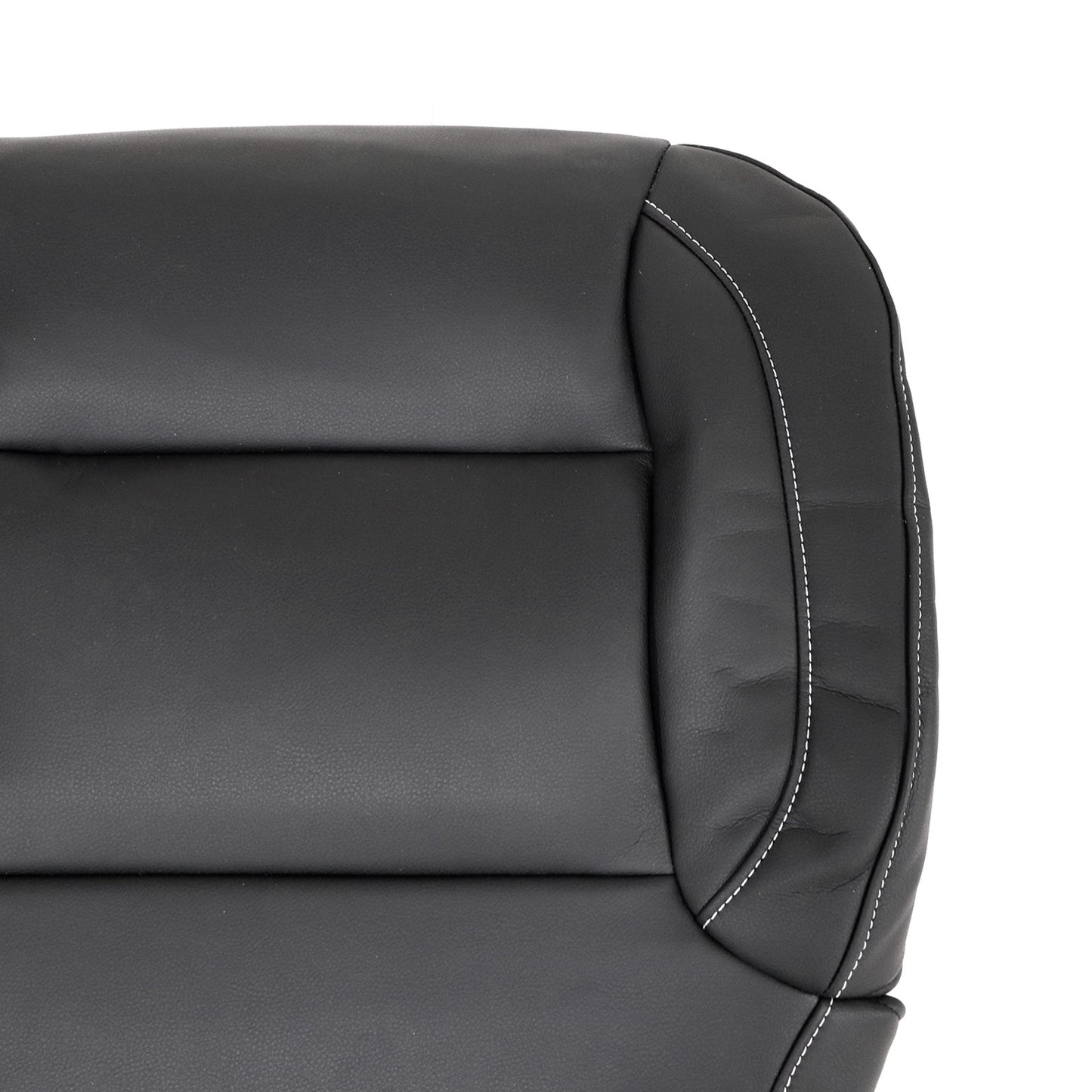 Driver Side Bottom Seat Cover Jet Black For Chevy Suburban GMC Sierra 2014-2019