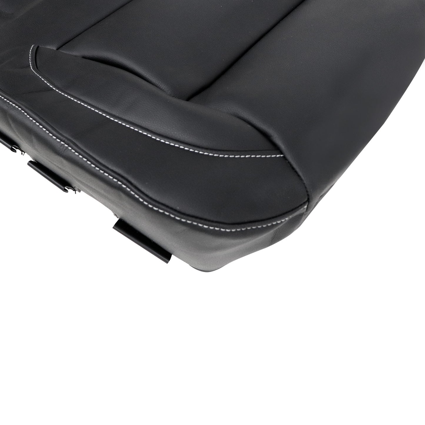 Driver Side Bottom Seat Cover Jet Black For Chevy Suburban GMC Sierra 2014-2019