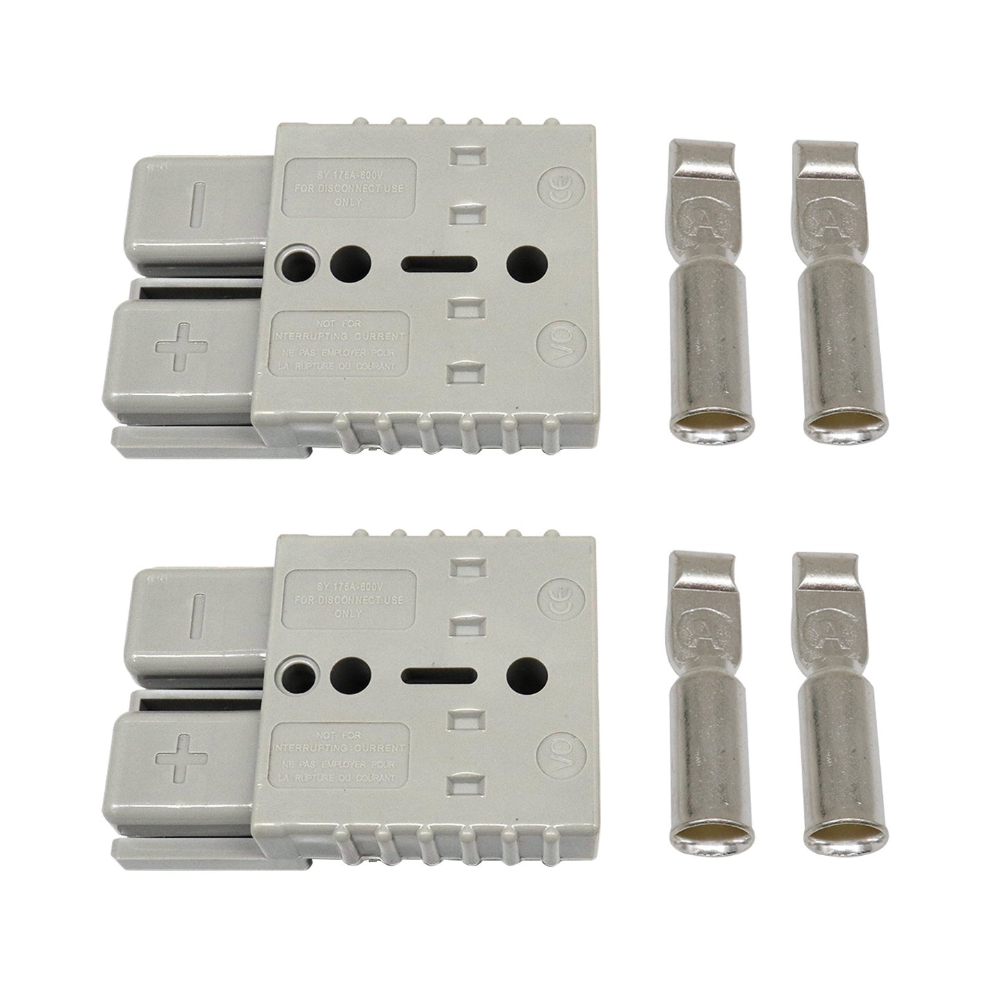 175A Battery Quick Connect Plug Winch Disconnect Terminal Connector 600V 2AWG