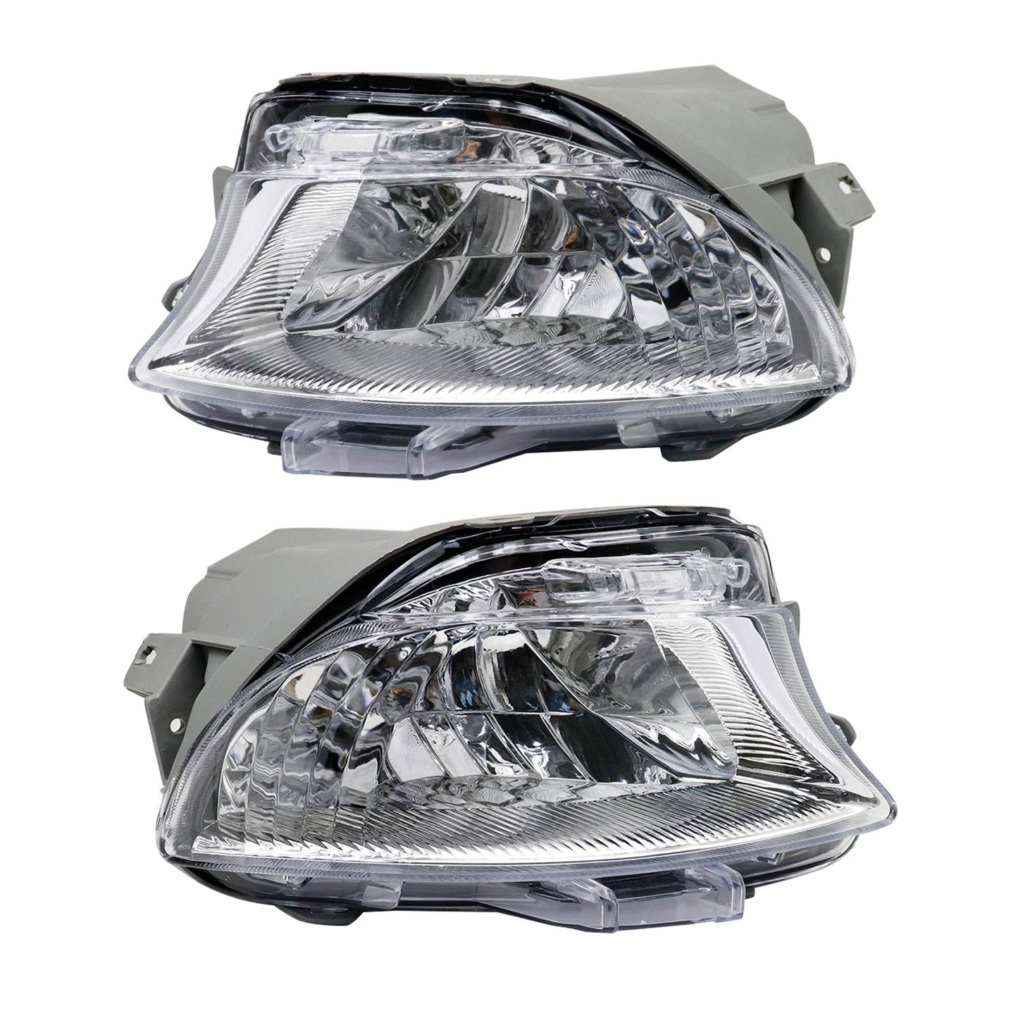 Left+Right Clear Front Bumper Fog Light Lamp For Lexus LS460 2007-2009