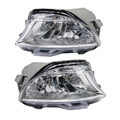 Left+Right Clear Front Bumper Fog Light Lamp For Lexus LS460 2007-2009