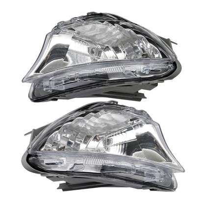 Left+Right Clear Front Bumper Fog Light Lamp For Lexus LS460 2007-2009