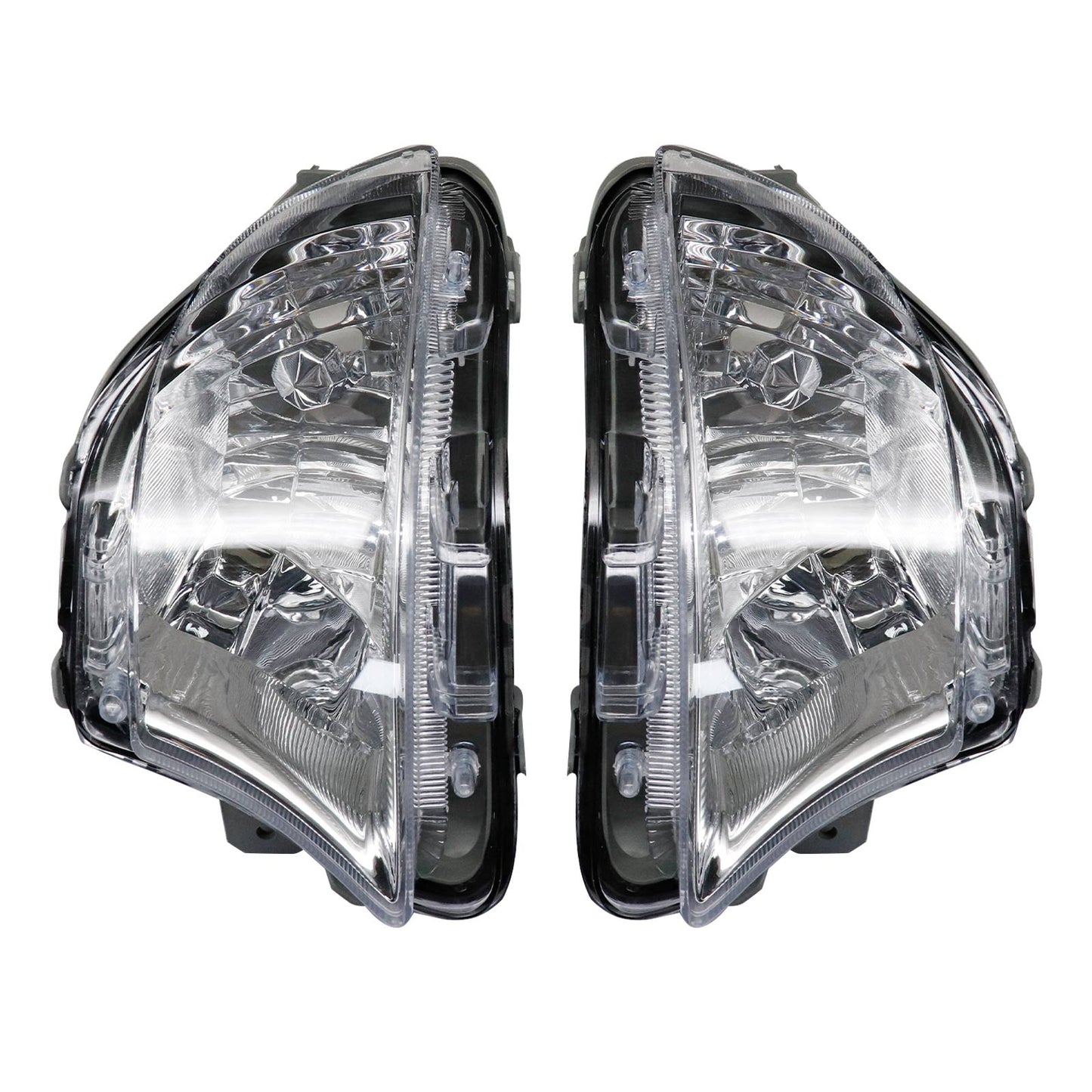 Left+Right Clear Front Bumper Fog Light Lamp For Lexus LS460 2007-2009