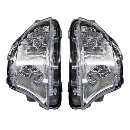 Left+Right Clear Front Bumper Fog Light Lamp For Lexus LS460 2007-2009
