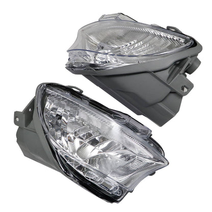 Left+Right Clear Front Bumper Fog Light Lamp For Lexus LS460 2007-2009