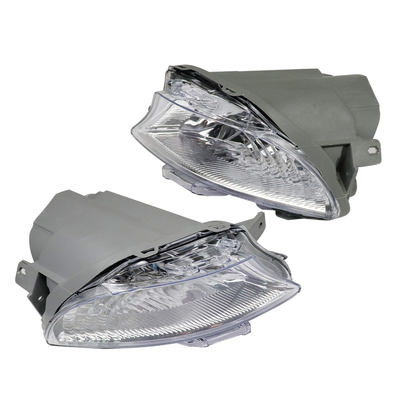Left+Right Clear Front Bumper Fog Light Lamp For Lexus LS460 2007-2009