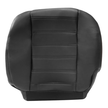 2003 2004 2005 2006 2007 For Hummer H2 Driver Bottom Leather Seat Cover Black