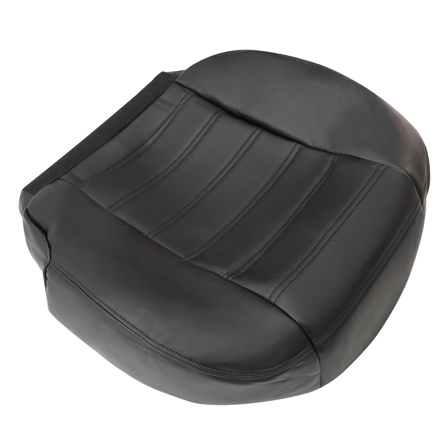 2003 2004 2005 2006 2007 For Hummer H2 Driver Bottom Leather Seat Cover Black
