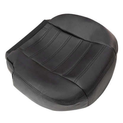 2003 2004 2005 2006 2007 For Hummer H2 Driver Bottom Leather Seat Cover Black