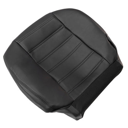 2003 2004 2005 2006 2007 For Hummer H2 Driver Bottom Leather Seat Cover Black