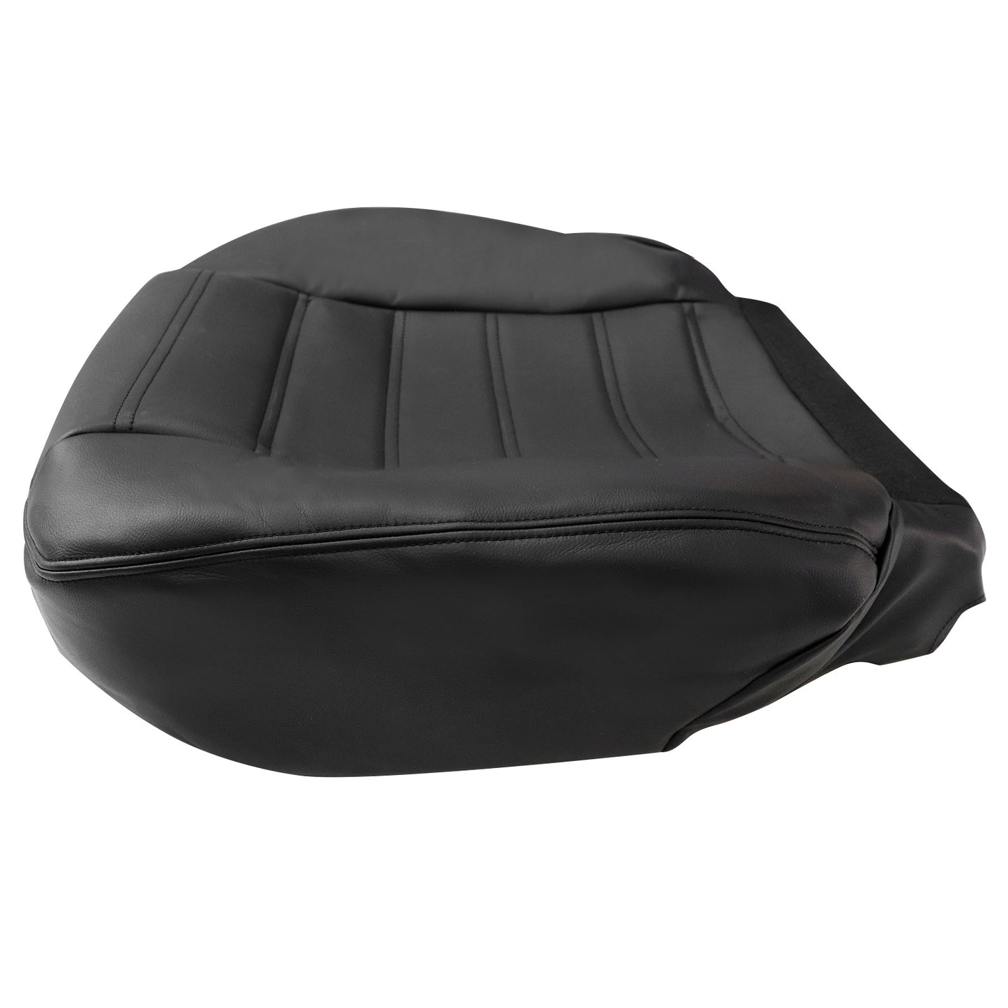 2003 2004 2005 2006 2007 For Hummer H2 Driver Bottom Leather Seat Cover Black
