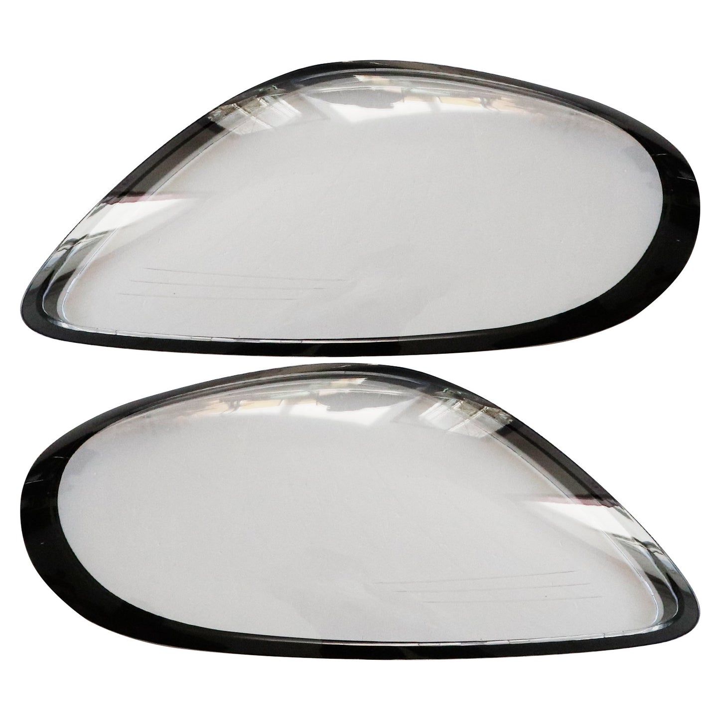 2x Car Front Headlight Lens Cover Shell For Porsche Boxster Cayman 981 2014-2016
