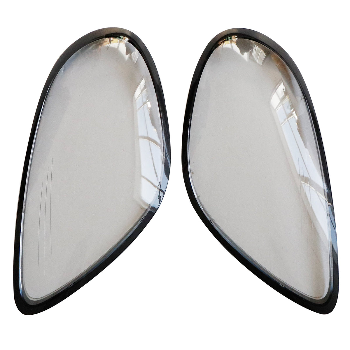 2x Car Front Headlight Lens Cover Shell For Porsche Boxster Cayman 981 2014-2016