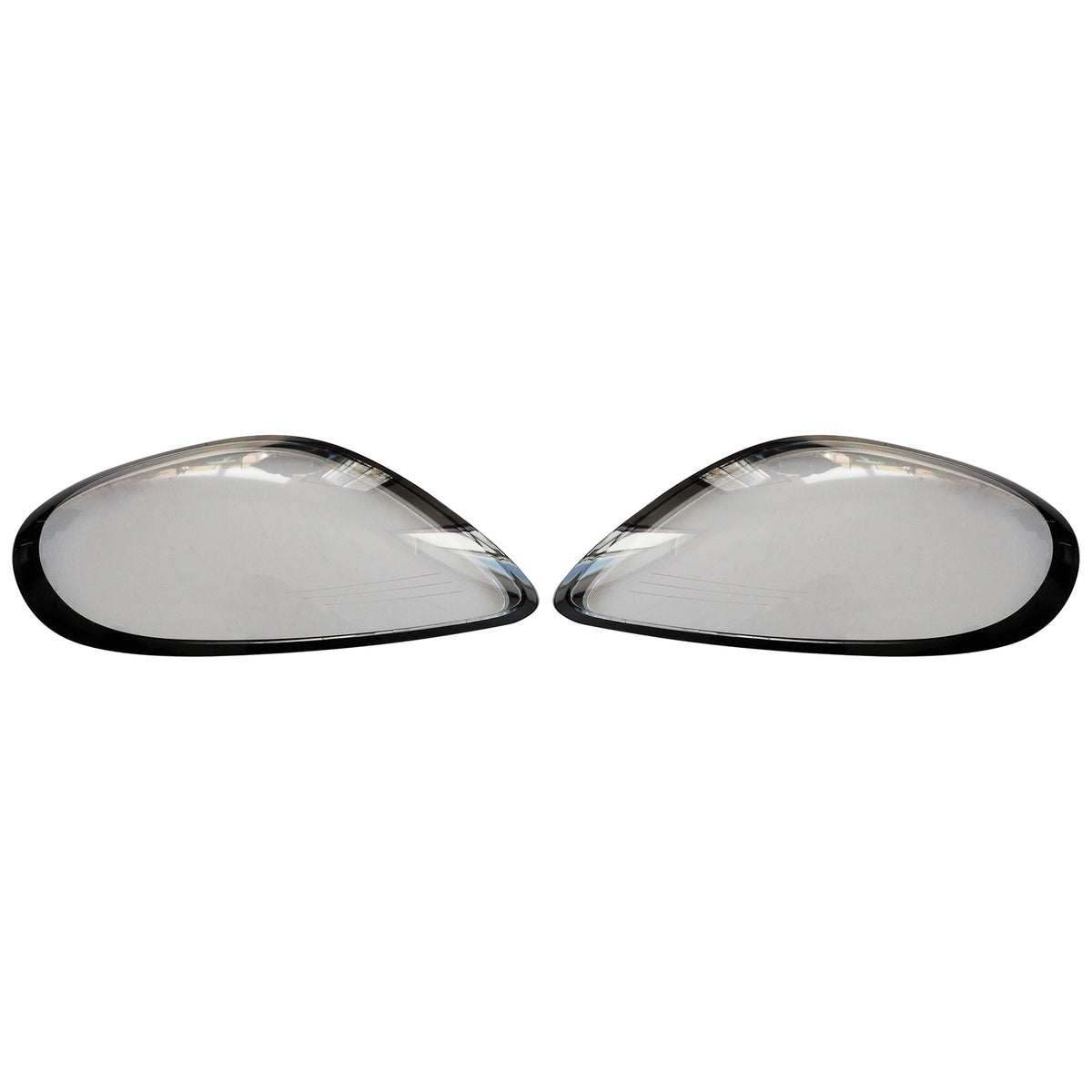 2x Car Front Headlight Lens Cover Shell For Porsche Boxster Cayman 981 2014-2016