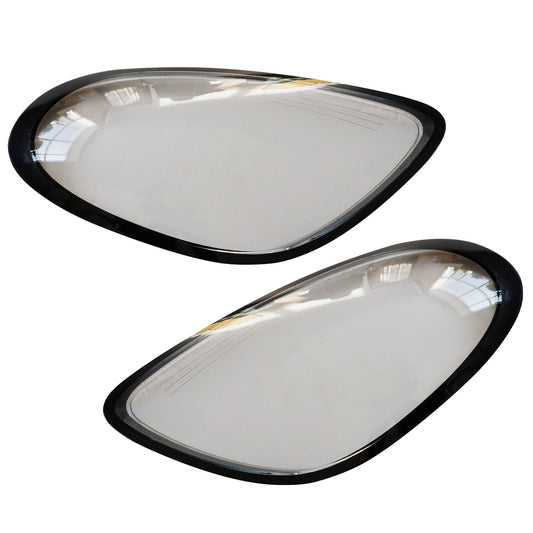 2x Car Front Headlight Lens Cover Shell For Porsche Boxster Cayman 981 2014-2016