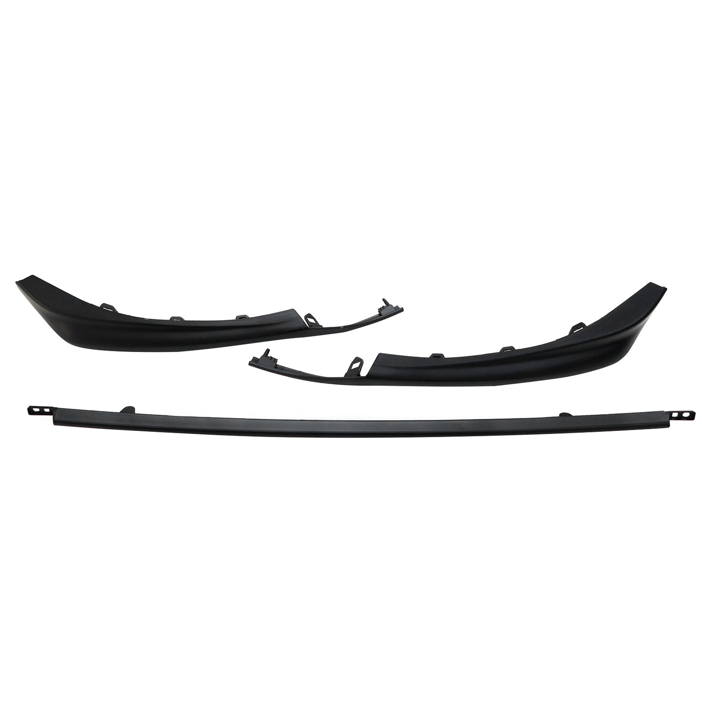 Fits For Toyota Camry SE XSE 2021-2024  Black Front Lower Trim Molding Set 3pcs