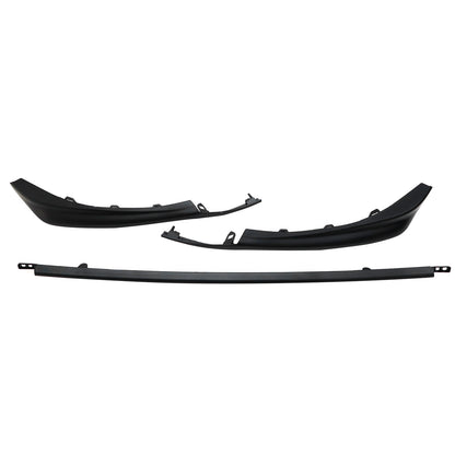 Fits For Toyota Camry SE XSE 2021-2024  Black Front Lower Trim Molding Set 3pcs