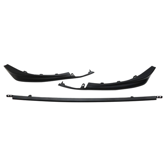 Fits For Toyota Camry SE XSE 2021-2024  Black Front Lower Trim Molding Set 3pcs