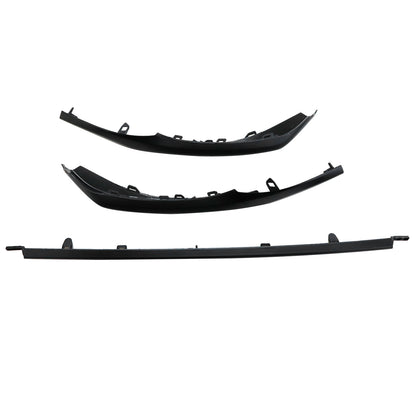 Fits For Toyota Camry SE XSE 2021-2024  Black Front Lower Trim Molding Set 3pcs
