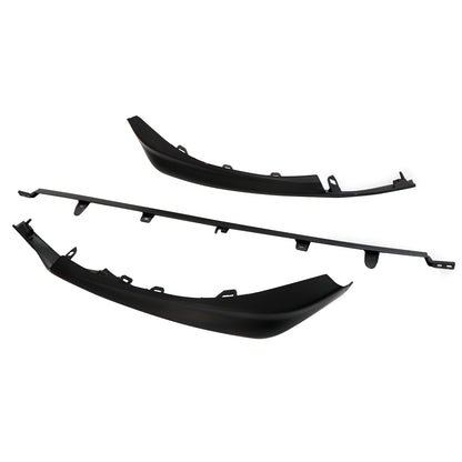 Fits For Toyota Camry SE XSE 2021-2024  Black Front Lower Trim Molding Set 3pcs