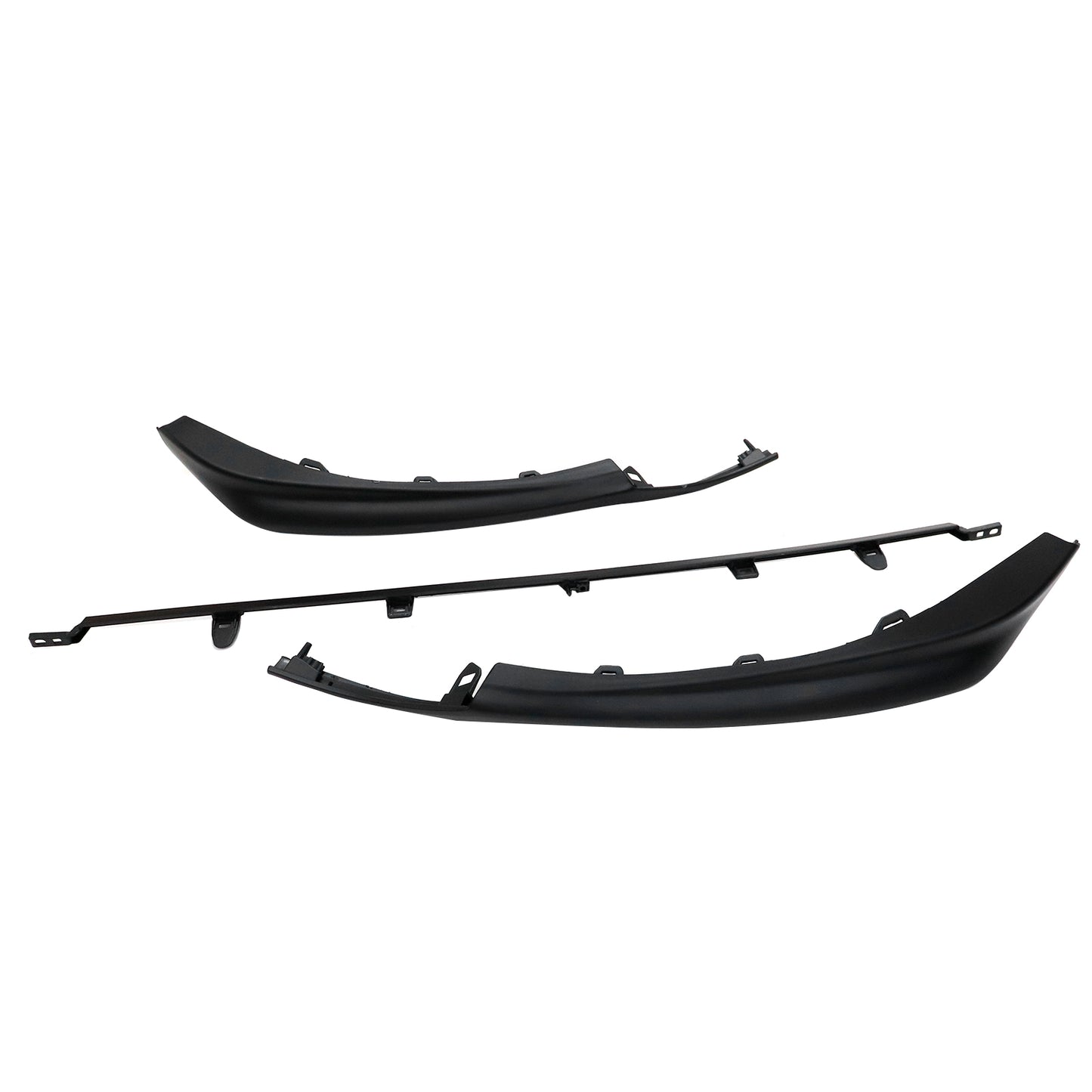 Fits For Toyota Camry SE XSE 2021-2024  Black Front Lower Trim Molding Set 3pcs