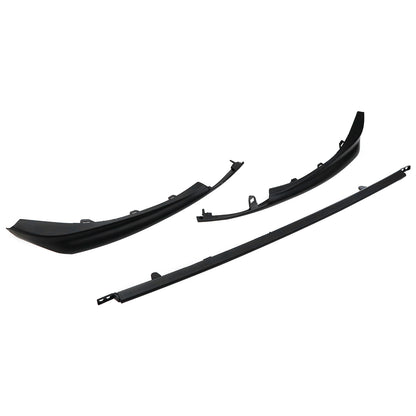 Fits For Toyota Camry SE XSE 2021-2024  Black Front Lower Trim Molding Set 3pcs