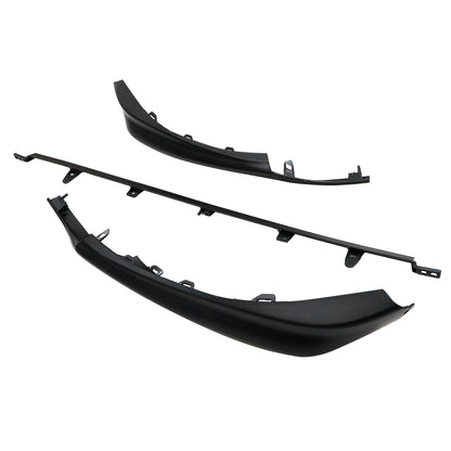 Fits For Toyota Camry SE XSE 2021-2024  Black Front Lower Trim Molding Set 3pcs