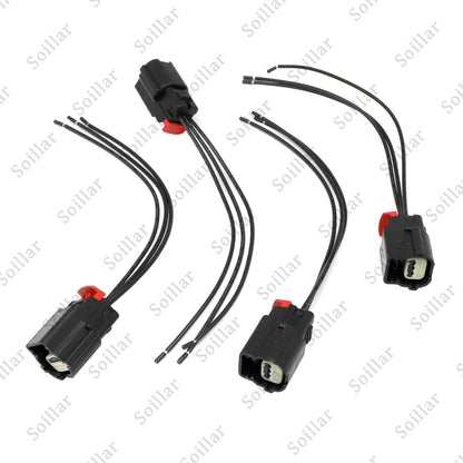 4PCS Parking Assist Sensor Connector Plug Pigtail For Buick Chevrolet GMC 14-22